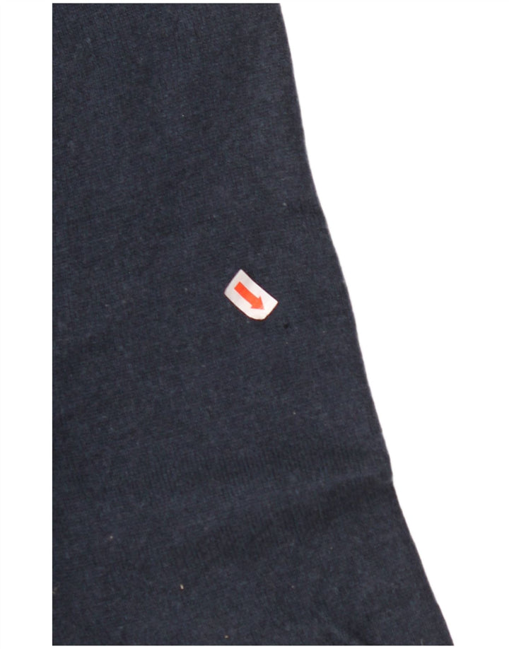 TIMBERLAND Herren-Pullover mit V-Ausschnitt, mittelmarineblaue Wolle