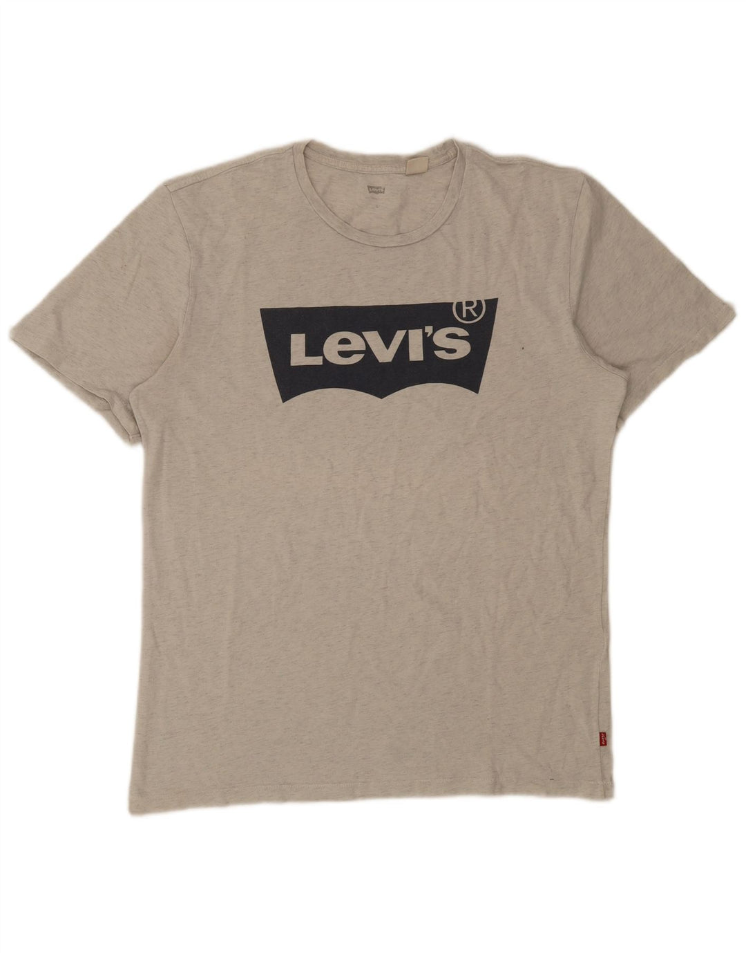 Levi's Herren-T-Shirt mit Grafik, groß, grau gefleckt
