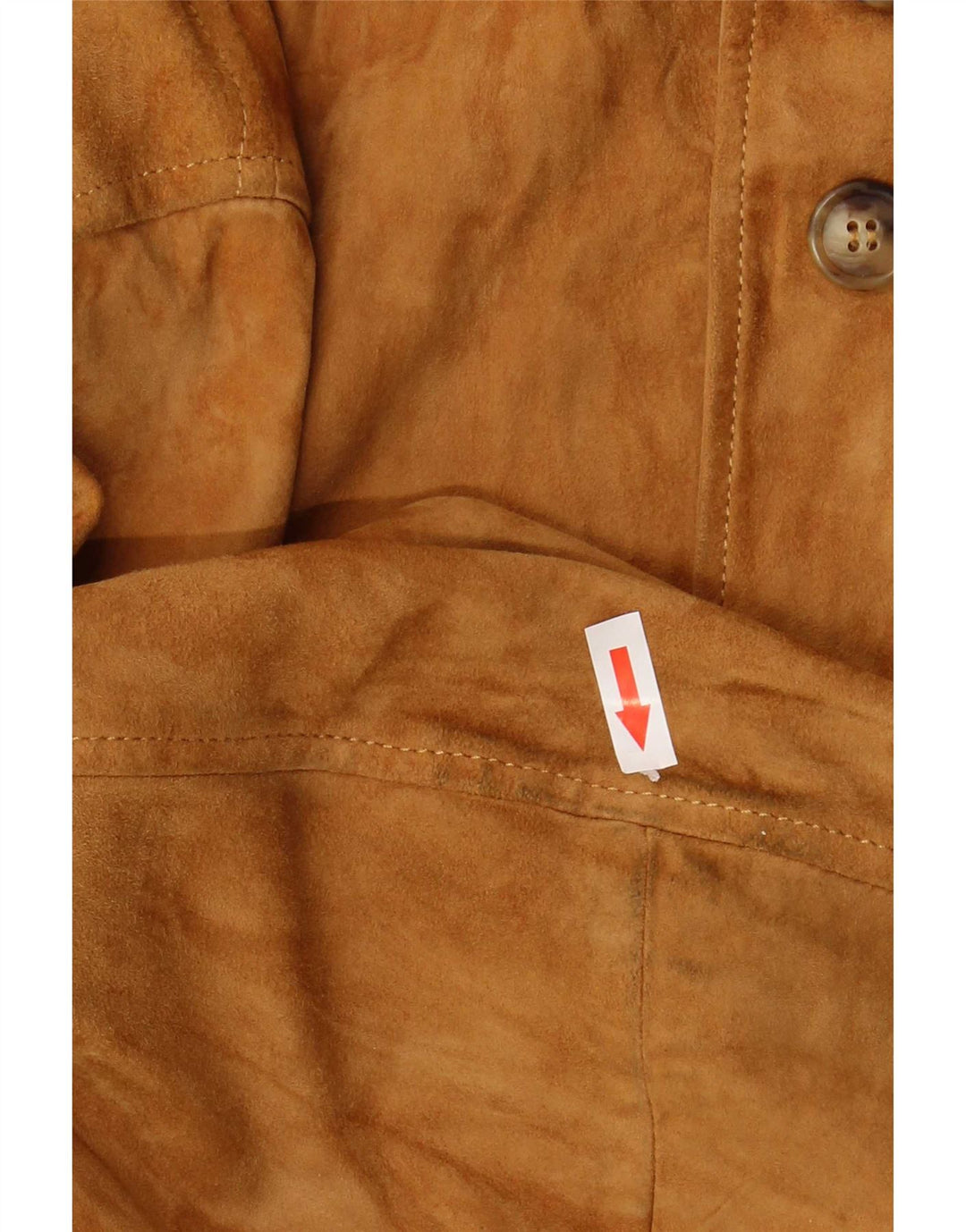 Vintage Herren Wildleder Bomberjacke UK 42 XL Braun