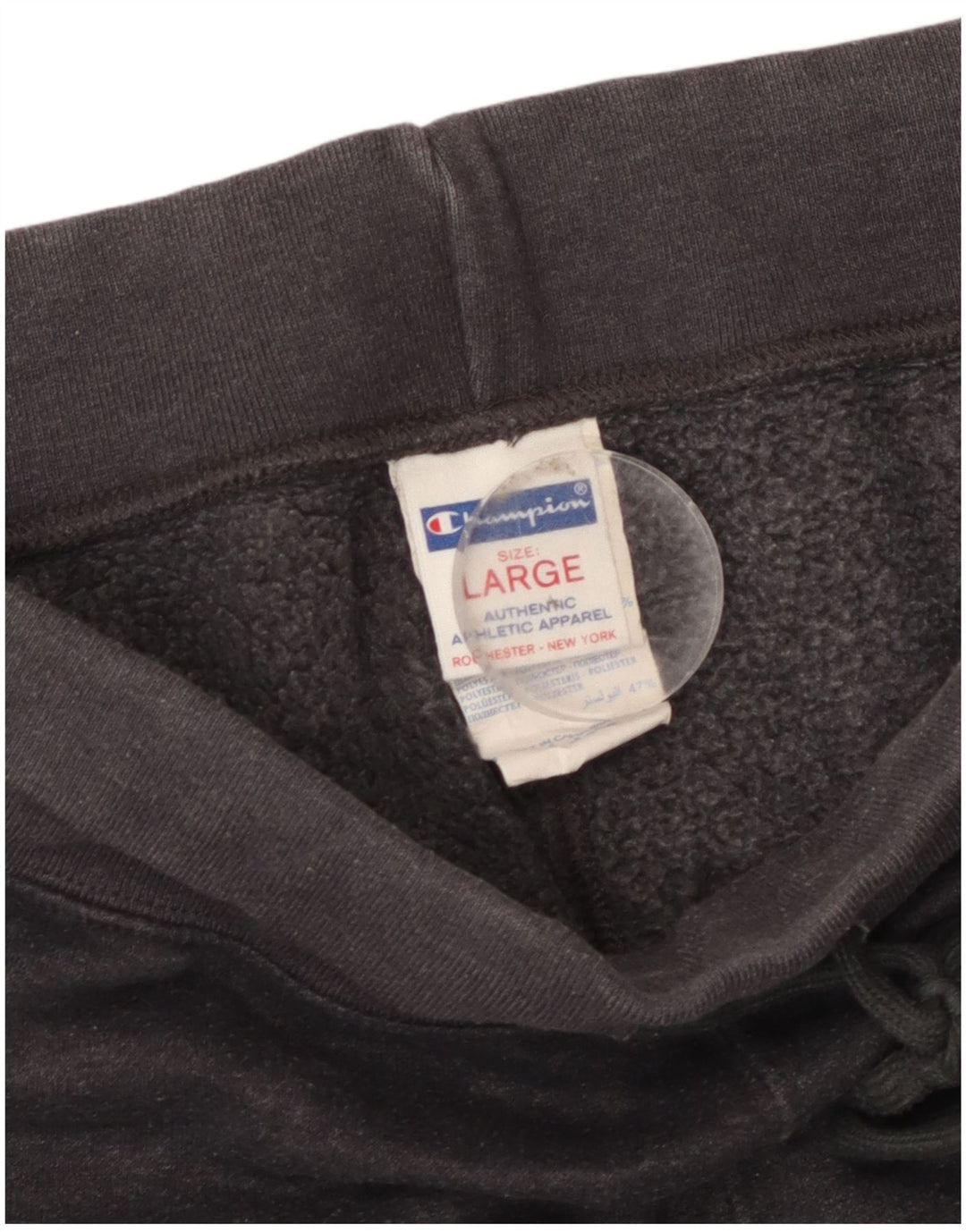 Champion Damen Crop Trainingshose UK 16 Large Graue Baumwolle