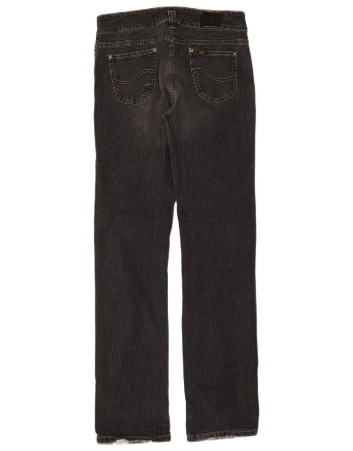 LEE Damen Straight Jeans W28 L32 Grau