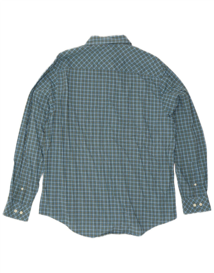 Timberland Herrenhemd, groß, blau kariert, Baumwolle