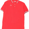 Kappa Herren Poloshirt 3XL rot gestreift aus Baumwolle