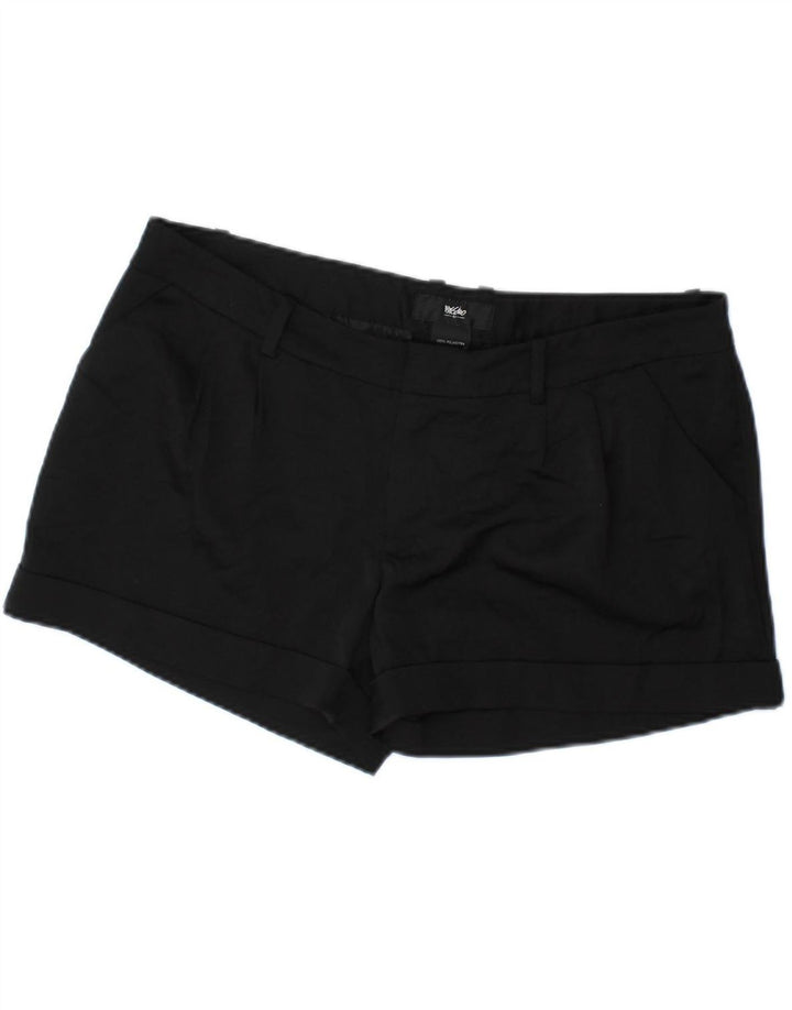 MOSSIMO Womens Hot Pants US 10 Large W36  Black Polyester