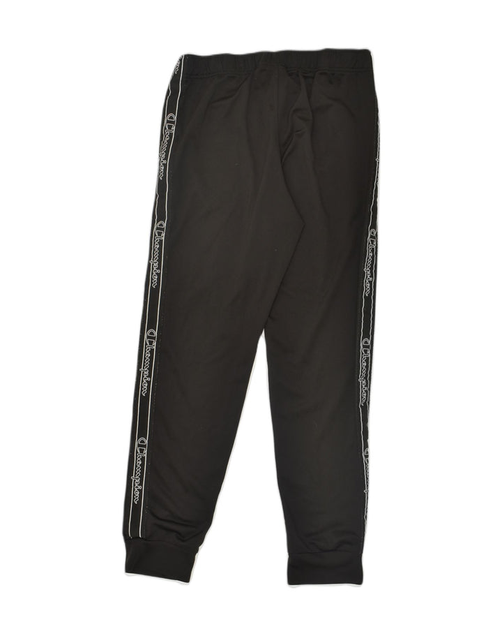 CHAMPION Herren-Trainingsanzug mit Grafik, Jogginghose, Größe L, Schwarz, Polyester
