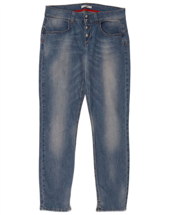Liu Jo Damen Slim Jeans W30 L29 Blau