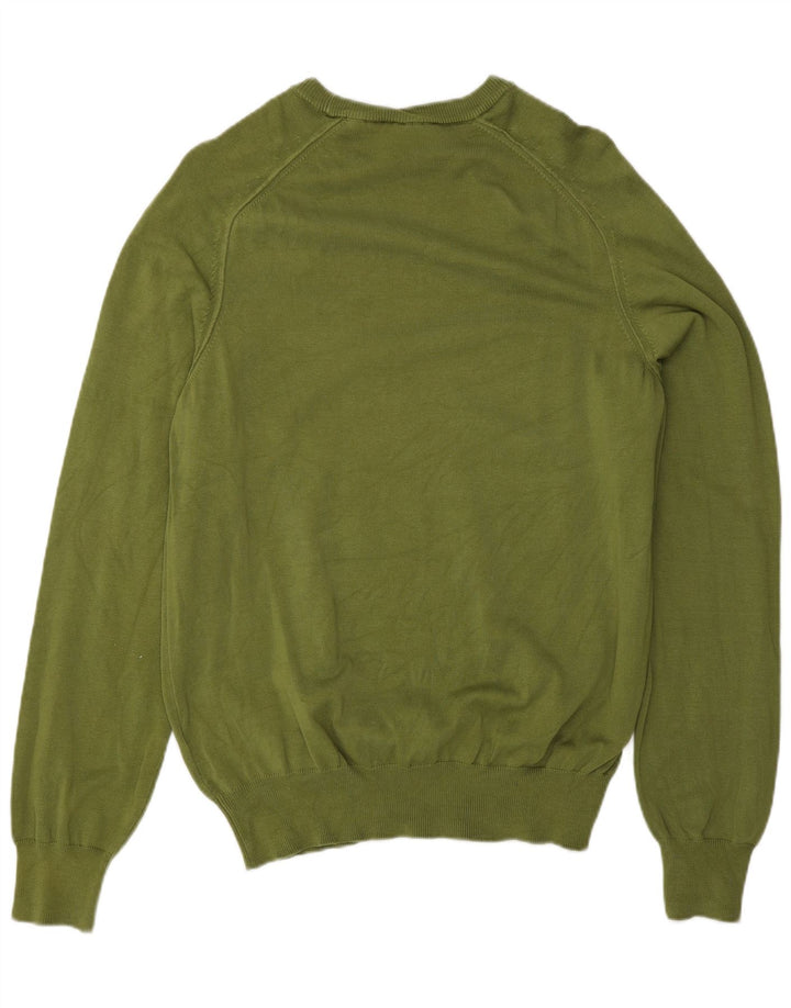 Timberland Herren-Pullover mit Rundhalsausschnitt, mittlere Khaki-Baumwolle