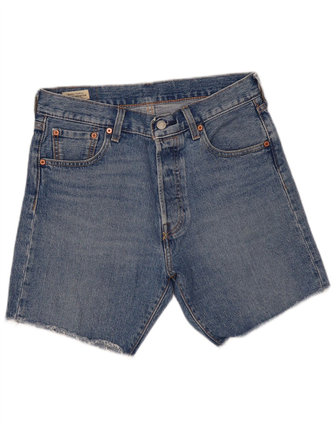 Levi's Herren 501 Denim Shorts W30 mittelblaue Baumwolle