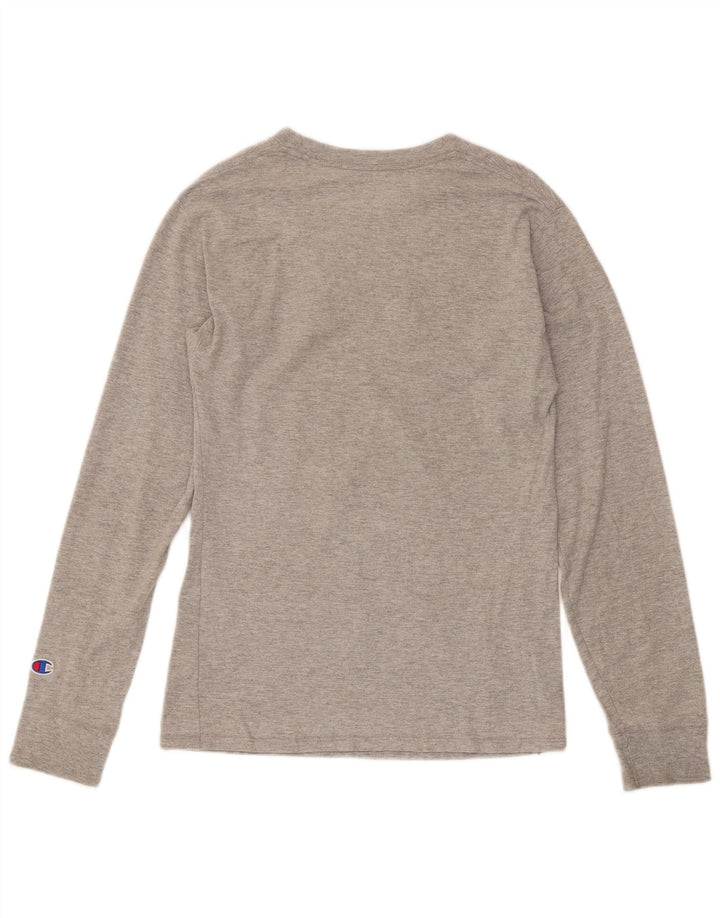 Champion Herren Graphic Top Langarm Small Grau