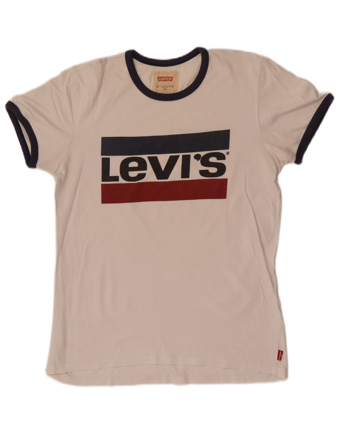Levi's Jungen T-Shirt mit Grafik, 15–16 Jahre, Weiß