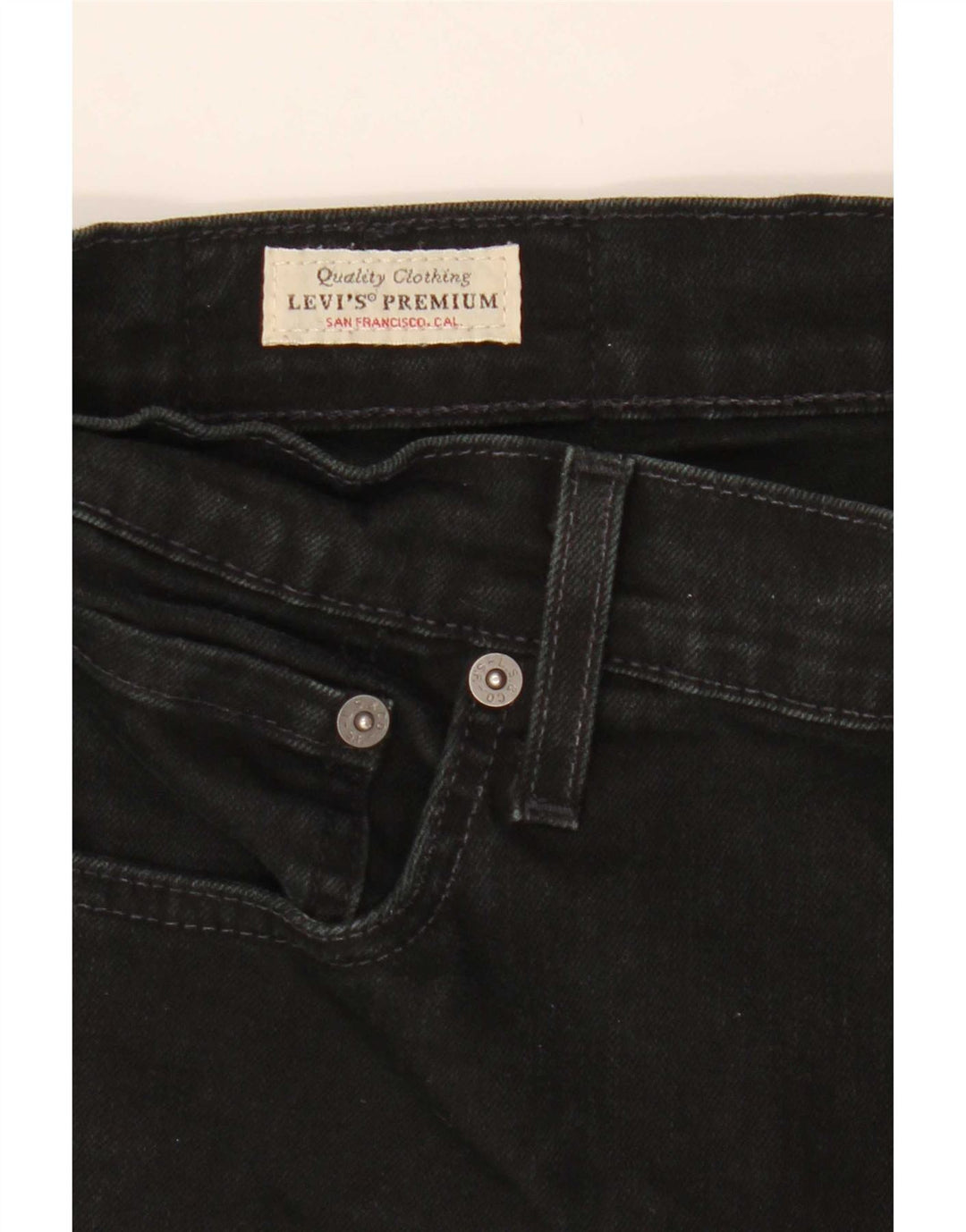Levi's Herren 512 Slim Tapered Jeans W32 L32 Schwarz