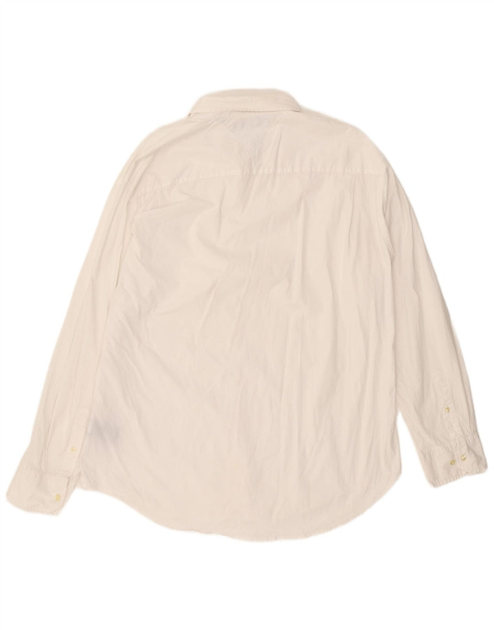 Tommy Hilfiger Herren-Hemd mit individueller Passform, 2XL, weiße Baumwolle