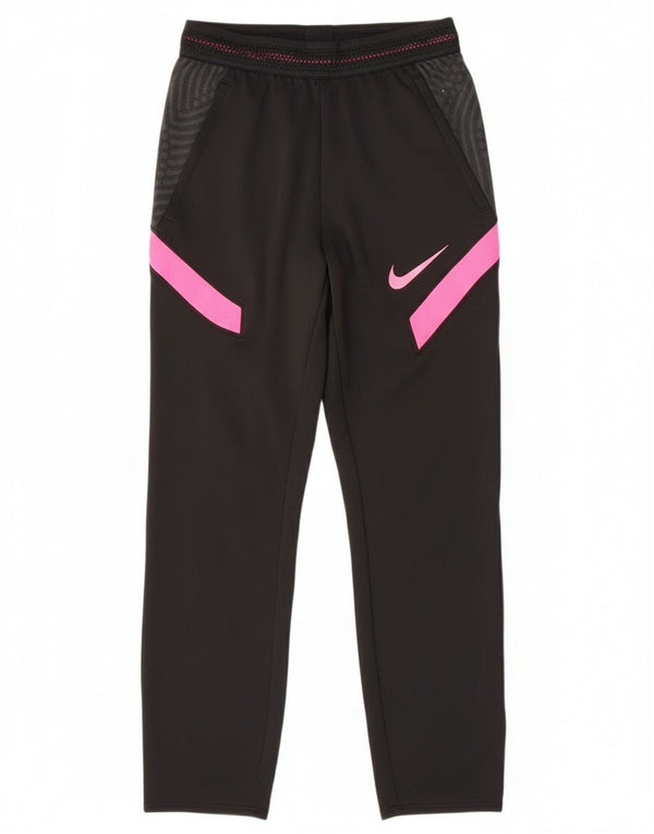 Nike Mädchen-Trainingshose mit Grafik, 10–11 Jahre, mittelgroß, Schwarz, Sport