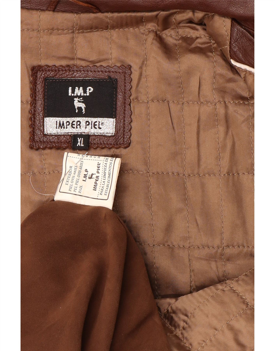 Vintage Herren Lederjacke UK 42 XL Braunes Leder