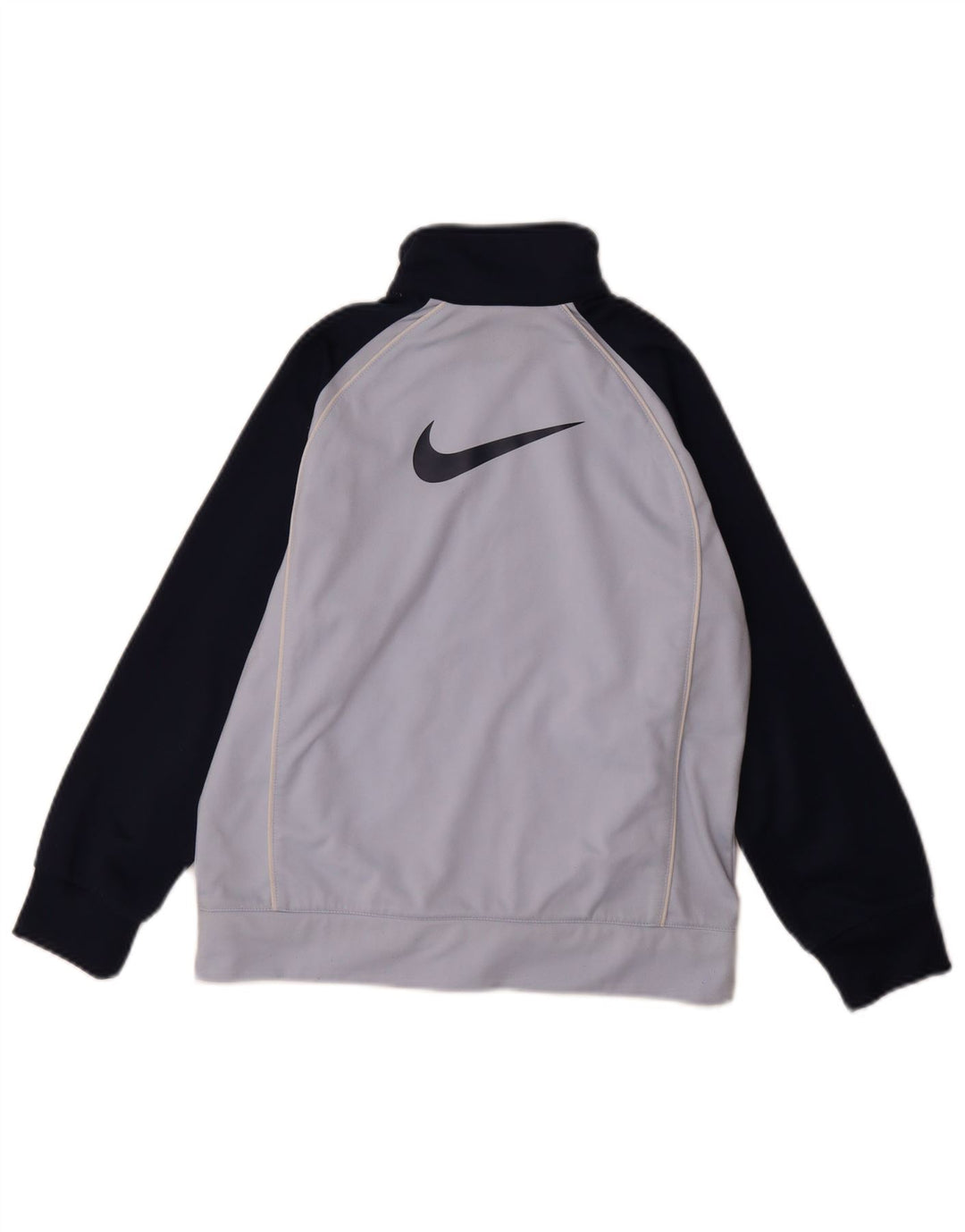 Nike Jungen-Trainingsanzugoberteil mit Grafik, 8–9 Jahre, Größe S, Blau, Farbblock