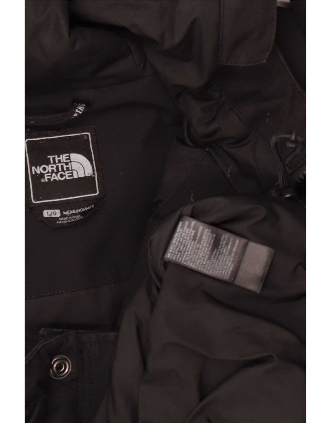 The North Face Herren-Parka mit Kapuze, UK 40, Größe L, Schwarz, Polyester
