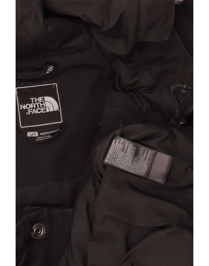 The North Face Herren-Parka mit Kapuze, UK 40, Größe L, Schwarz, Polyester