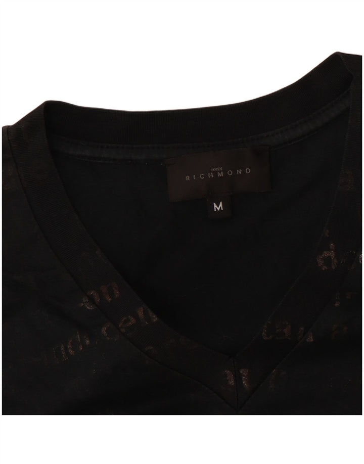 Richmond Herren-T-Shirt mit Grafik, mittelgroß, Schwarz