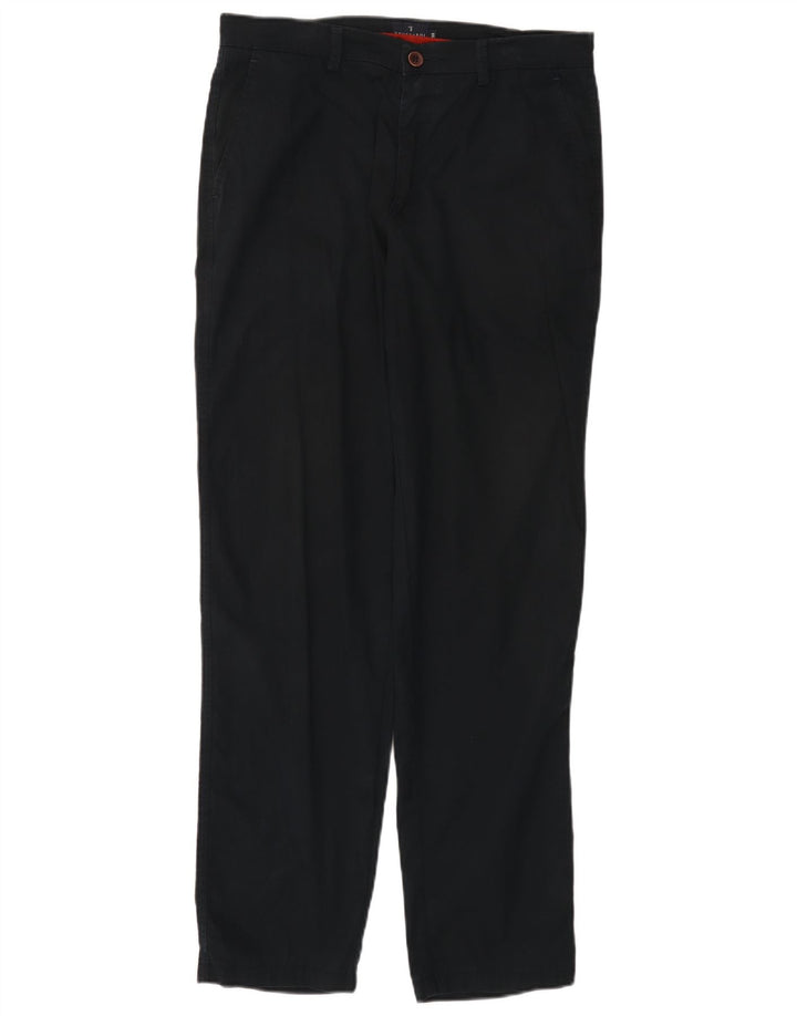 TRUSSARDI Herren gerade Chinohose IT 50 Large W30 L31 Marineblau