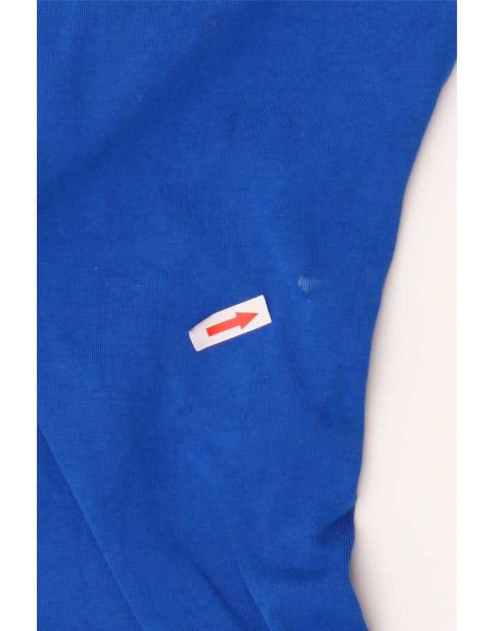 Schulterfreier Damen-Body von Zara, Größe S, Blau, Baumwolle