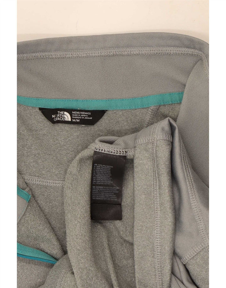 The North Face Herren-Pullover-Trainingsoberteil mit Reißverschluss und Reißverschluss, Mittelgrau meliert