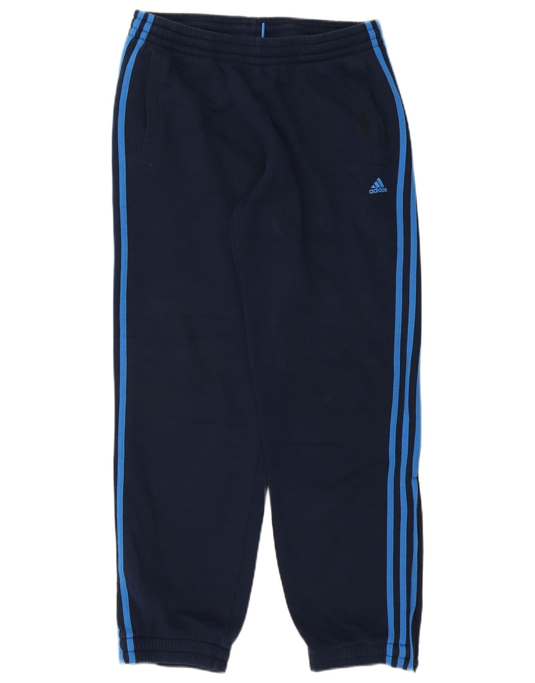 ADIDAS Herren-Trainingshose, Jogginghose, Größe 42/44, groß, marineblau, Baumwolle