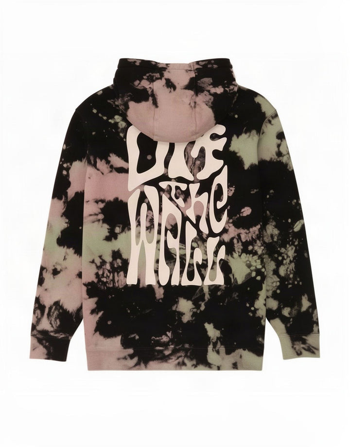 Vans Herren-Kapuzenpullover mit Grafik, mittelgroß, mehrfarbig, Batik-Baumwolle