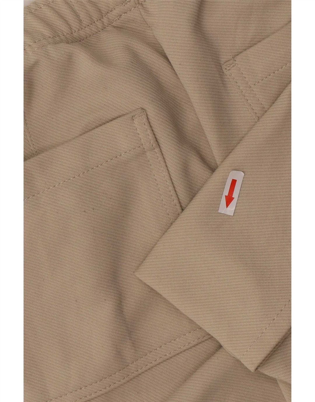 Zara Herren-Freizeitshorts, Größe S, W27, Beige, Polyester