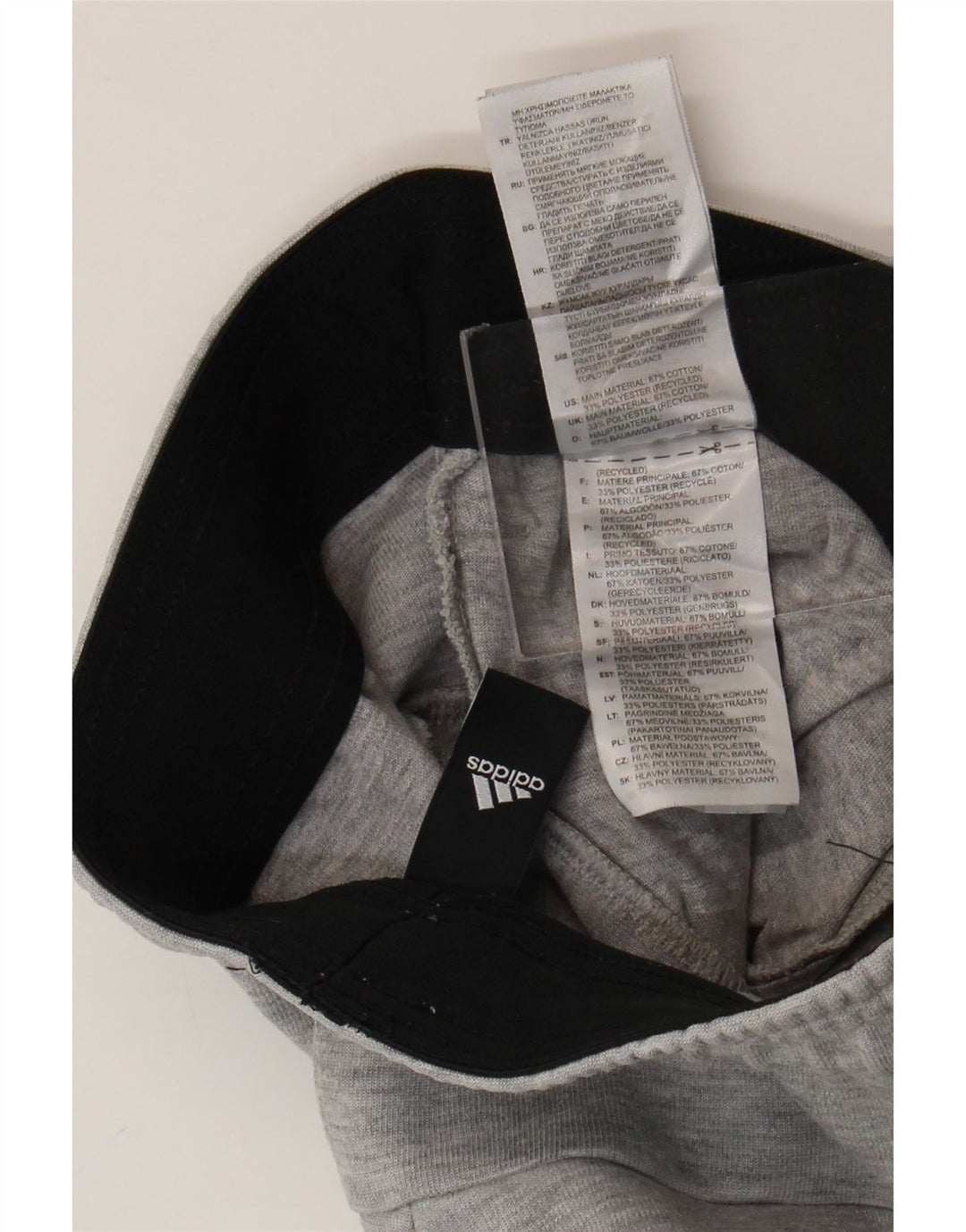 Adidas Herren-Trainingshose, Jogginghose, Größe S, Grau, Baumwolle