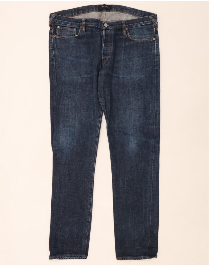 Paul Smith Herren Slim Jeans W36 L32 Blaue Baumwolle