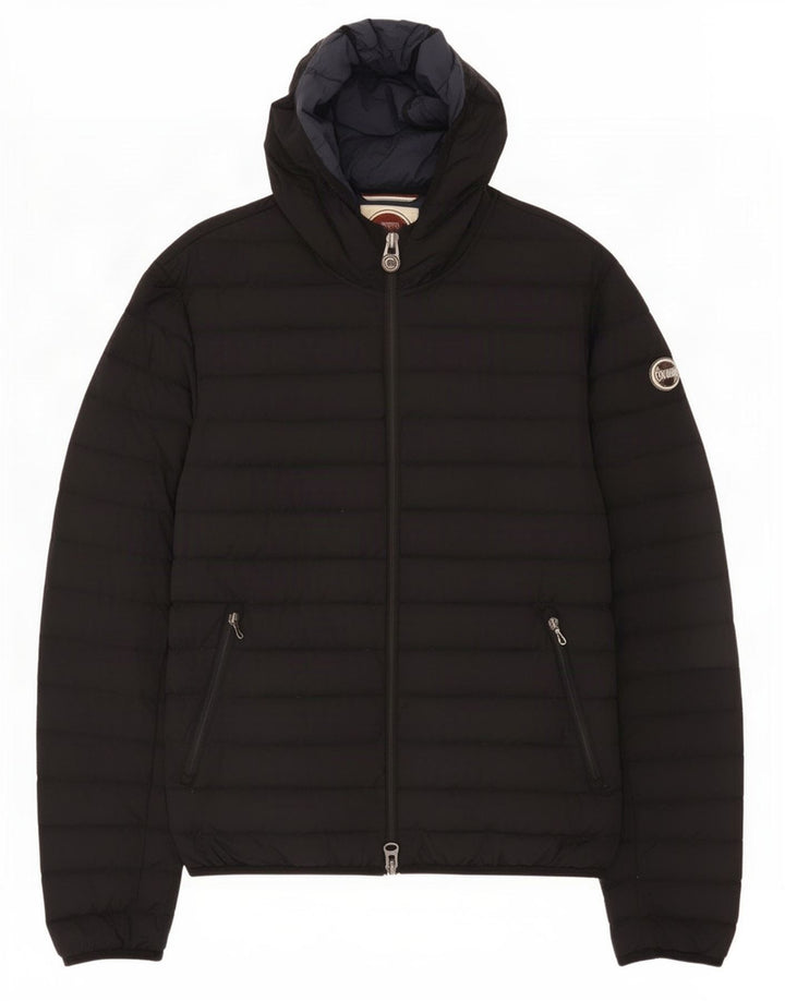 Colmar Herren-Jacke mit Kapuze, wattiert, IT 50, mittelschwarz, Polyamid