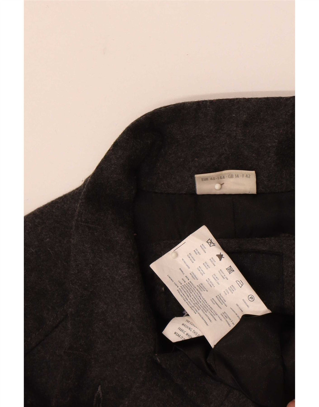 Street One Damen-Kurzarm-Blazer-Jacke, UK 14, große graue Wolle