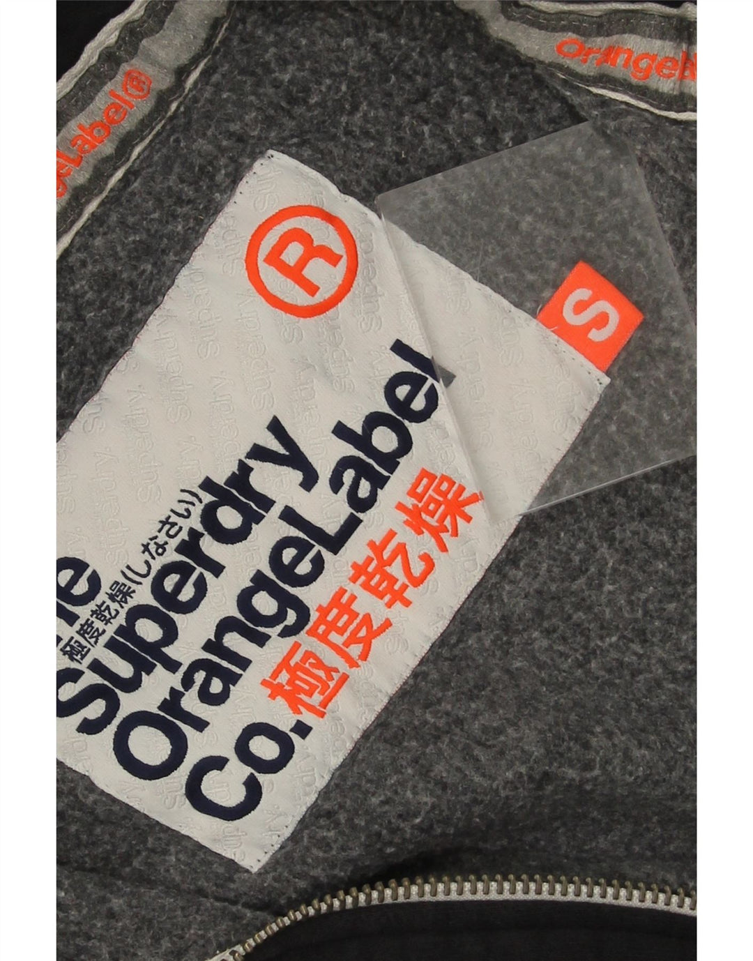 Superdry Herren-Kapuzenpullover mit Reißverschluss, Größe S, marineblau, Baumwolle