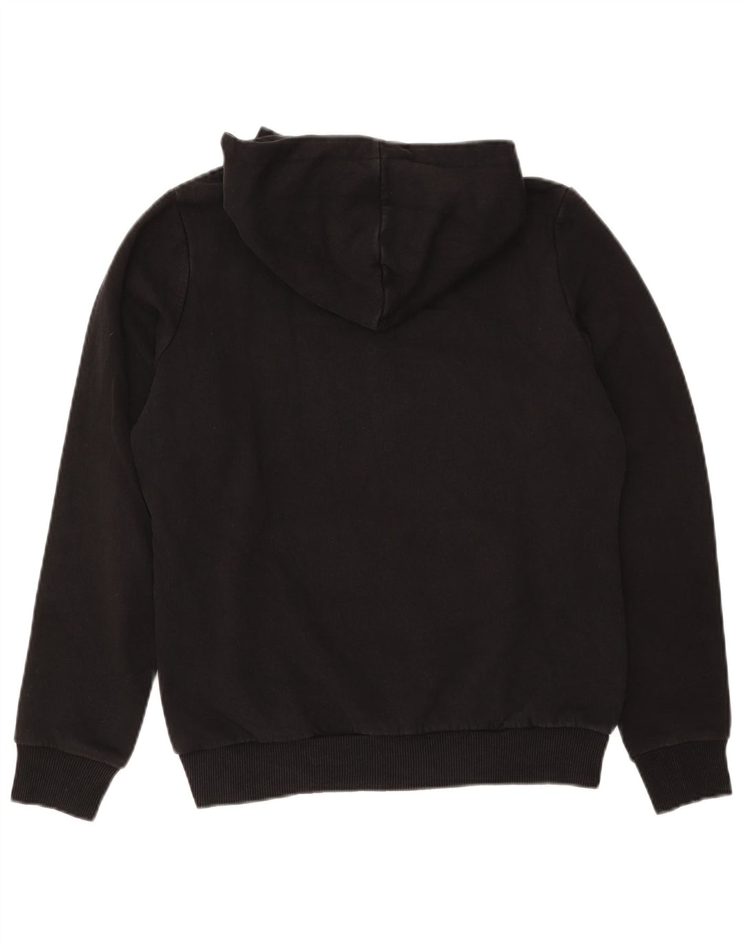 PUMA Damen Graphic Hoodie Pullover UK 14 Mittelschwarze Baumwolle