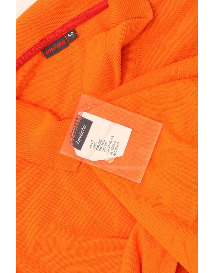 Invicta Herren Poloshirt IT 50 Mittelorange Baumwolle