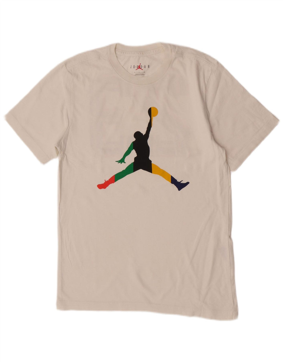Jordan Herren-T-Shirt mit Grafik, Größe S, weiße Baumwolle