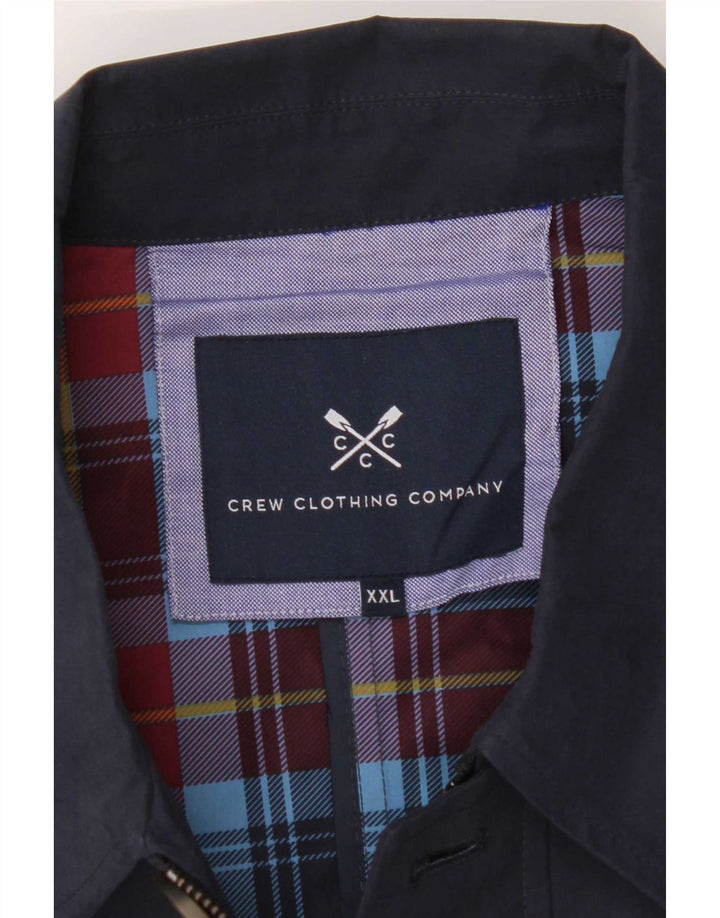 Crew Clothing Herrenmantel UK 44 2XL Marineblau Polyester