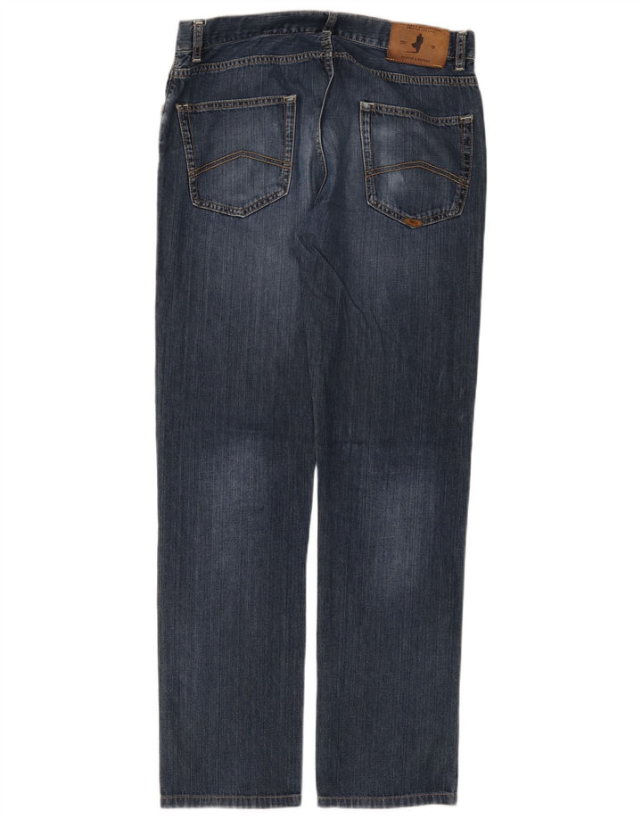 Marlboro Classics Herren Straight Jeans W33 L34 Blau