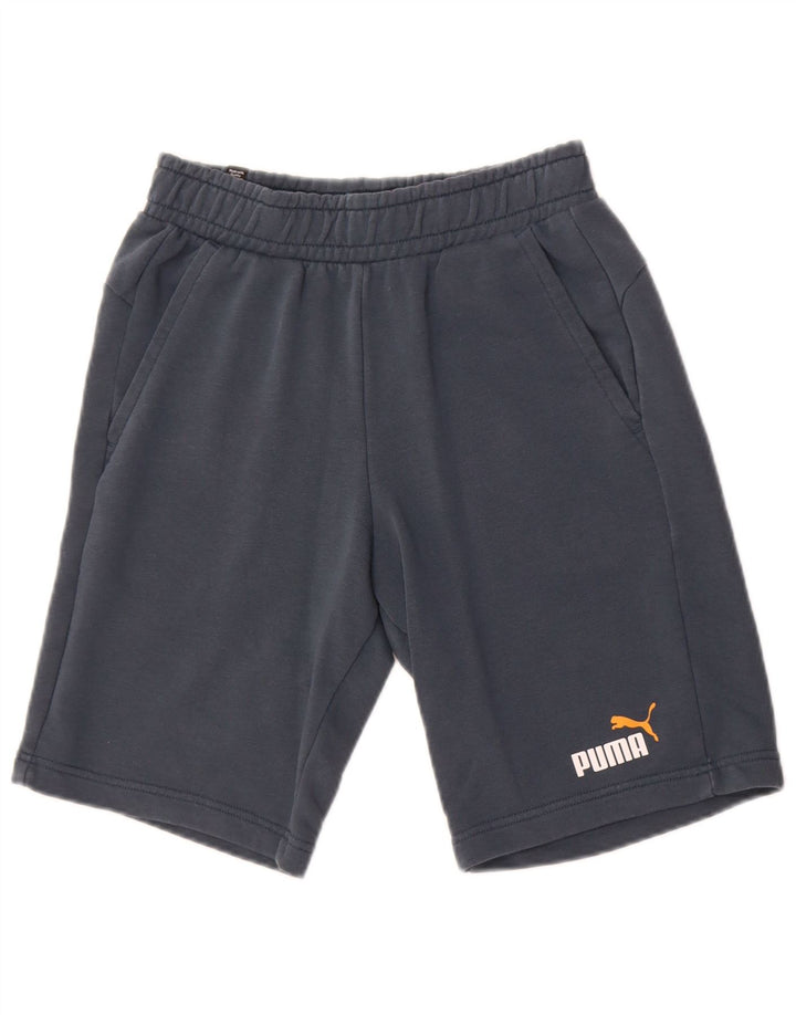 Puma Herren-Sportshorts, Größe S, marineblau, Baumwolle