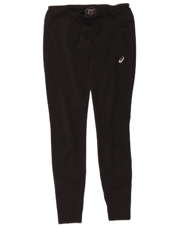 Asics Damen Leggings UK 14 Medium Schwarz Polyester