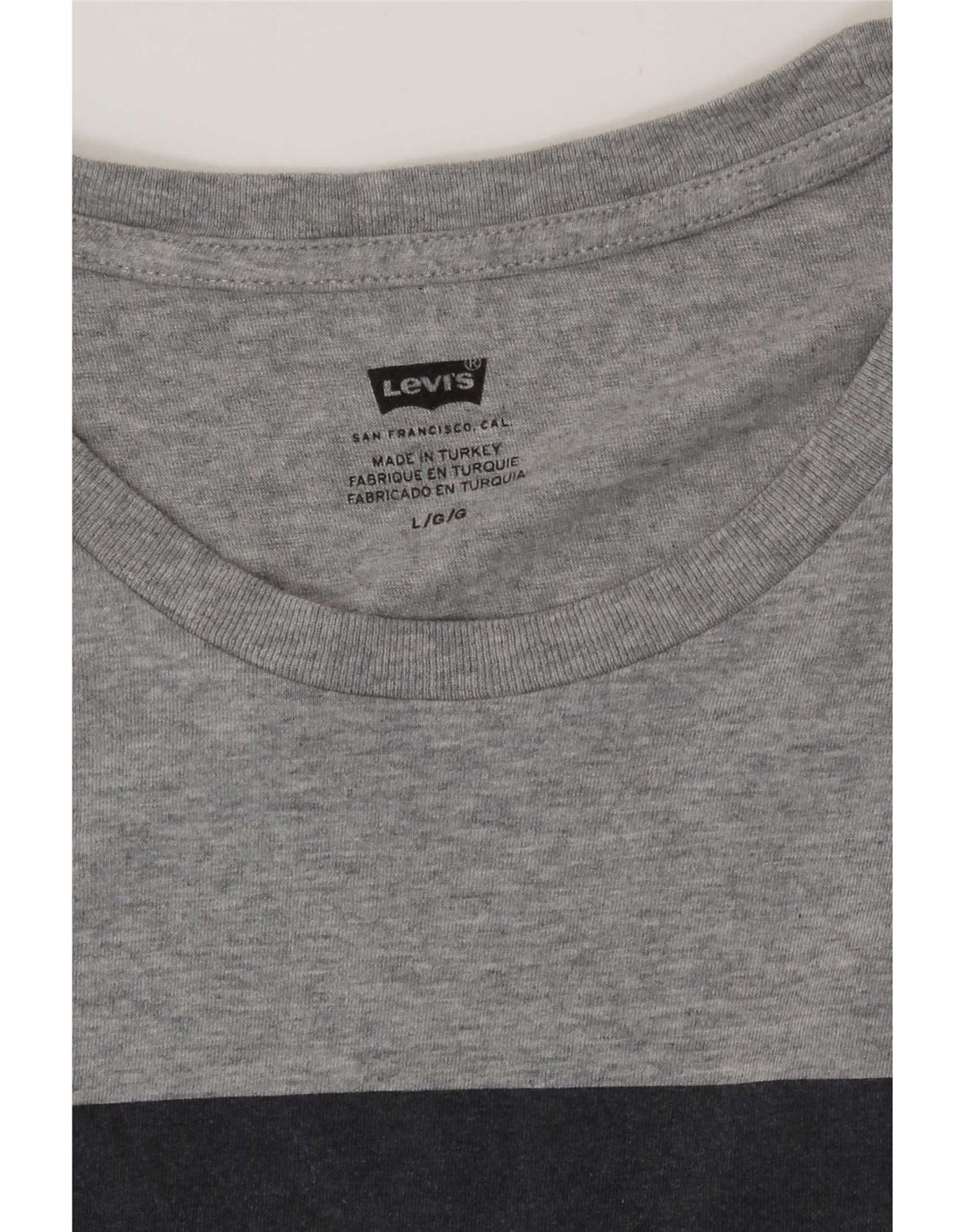 Levi's Herren-T-Shirt mit Grafik, Größe L, Grau