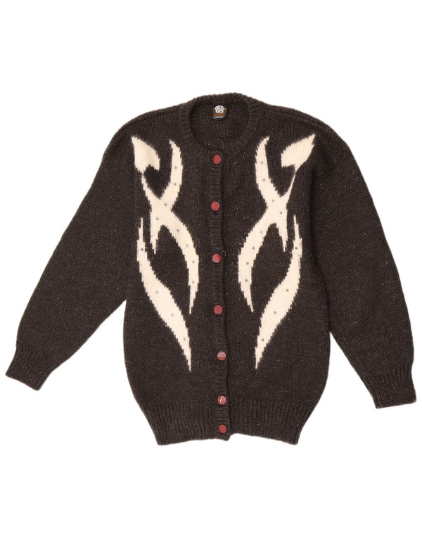 Golden Gate Damen-Cardigan-Pullover IT 44/46 Large Grau meliert