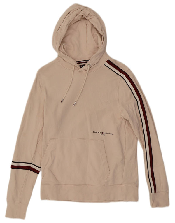 Tommy Hilfiger Herren-Kapuzenpullover, klein, rosa, Colourblock-Baumwolle