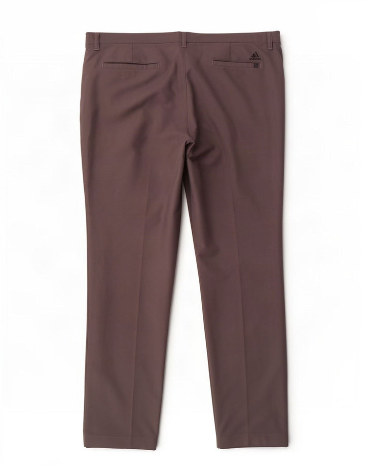 Adidas Herren Straight Chino Hose W36 L32 Grau Polyester