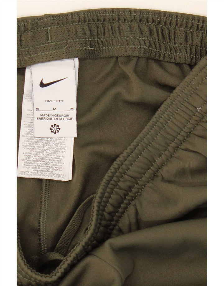 Nike Damen-Trainingshose, UK 14, mittleres Khaki, Farbblock-Polyester