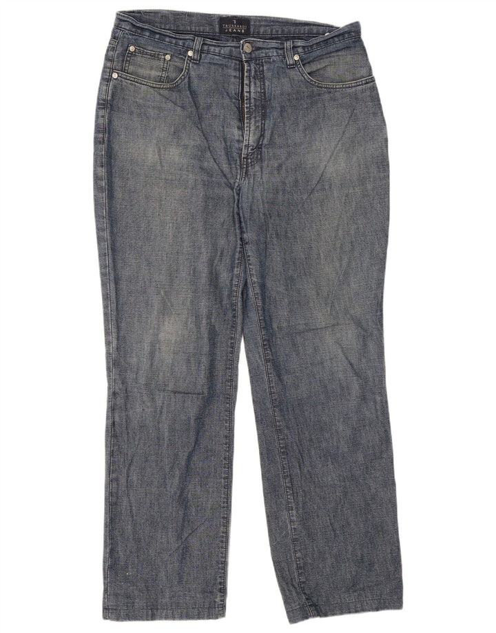 TRUSSARDI Mens Straight Jeans W33 L29  Blue
