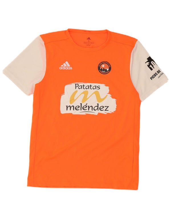 Adidas Herren Club Deportivo Parquesol Grafik T-Shirt Top Small Orange
