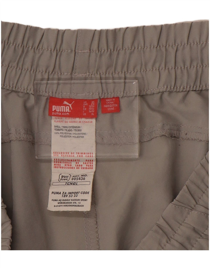 Puma Herren Sport Shorts XL Grau Colourblock Polyester