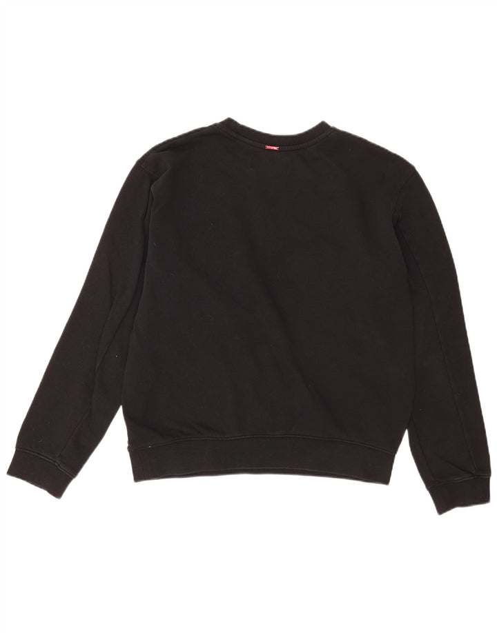 Replay Damen-Sweatshirt mit Grafik-Übergröße, Gr. 10, Größe S, Schwarz, Baumwolle