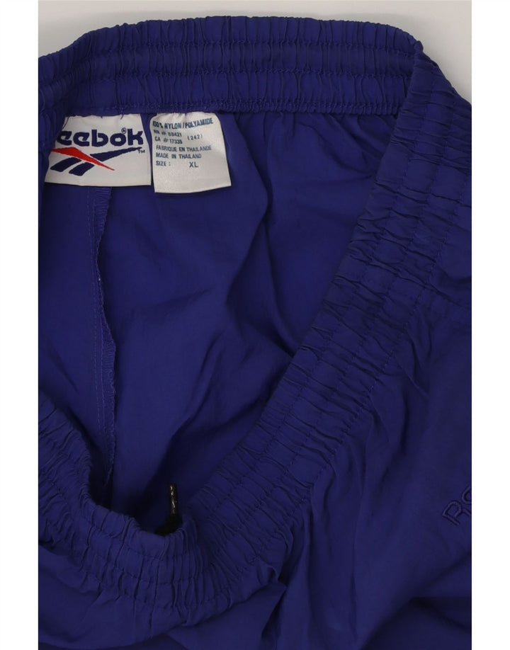REEBOK Herren Trainingshose Jogger XL Lila Polyester